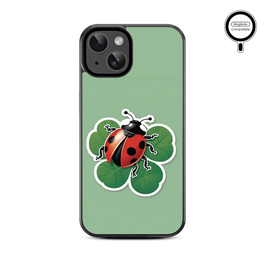 MyBat Design Lab Series MagSafe Case for Apple iPhone 17e / 16e / 14 / 13 - Ladybug Luck - MIP13CSLESMSM373-3.jpg