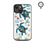 MyBat Design Lab Series MagSafe Case for Apple iPhone 17e / 16e / 14 / 13 - Sea Turtles - MIP13CSLESMSM375-3.jpg