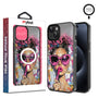 MyBat Design Lab Series MagSafe Case for Apple iPhone 17e / 16e / 14 / 13 - Graffiti Girl - MIP13CSLESMSM383-1.jpg