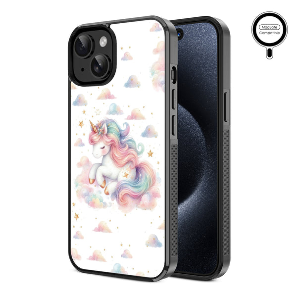 MyBat Design Lab Series MagSafe Case for Apple iPhone 17e / 16e / 14 / 13 - Rainbow Unicorn - MIP13CSLESMSM392-2.jpg