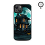 MyBat Design Lab Series MagSafe Case for Apple iPhone 17e / 16e / 14 / 13 - Haunted Mansion