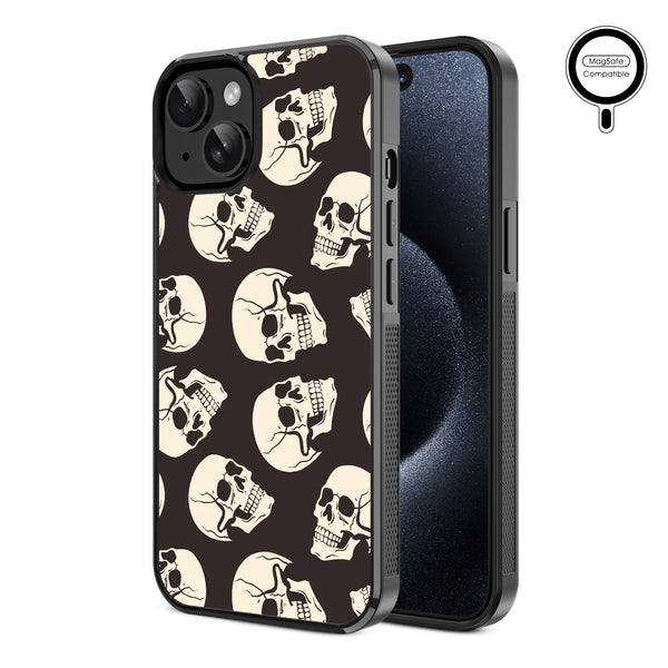 MyBat Design Lab Series MagSafe Case for Apple iPhone 17e / 16e / 14 / 13 - Bone Heads - MIP13CSLESMSM411-2.jpg