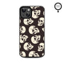 MyBat Design Lab Series MagSafe Case for Apple iPhone 17e / 16e / 14 / 13 - Bone Heads