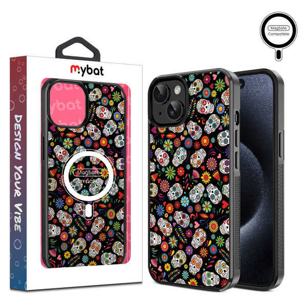MyBat Design Lab Series MagSafe Case for Apple iPhone 17e / 16e / 14 / 13 - Fiesta Skulls - MIP13CSLESMSM421-1.jpg