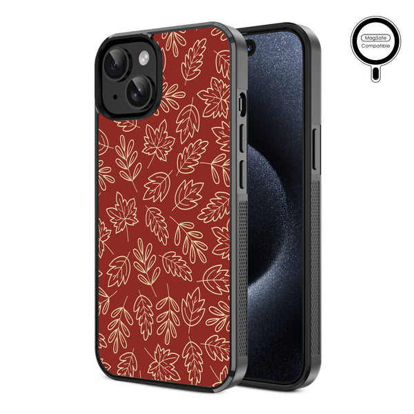 MyBat Design Lab Series MagSafe Case for Apple iPhone 17e / 16e / 14 / 13 - Leaf Lines - MIP13CSLESMSM429-2.jpg