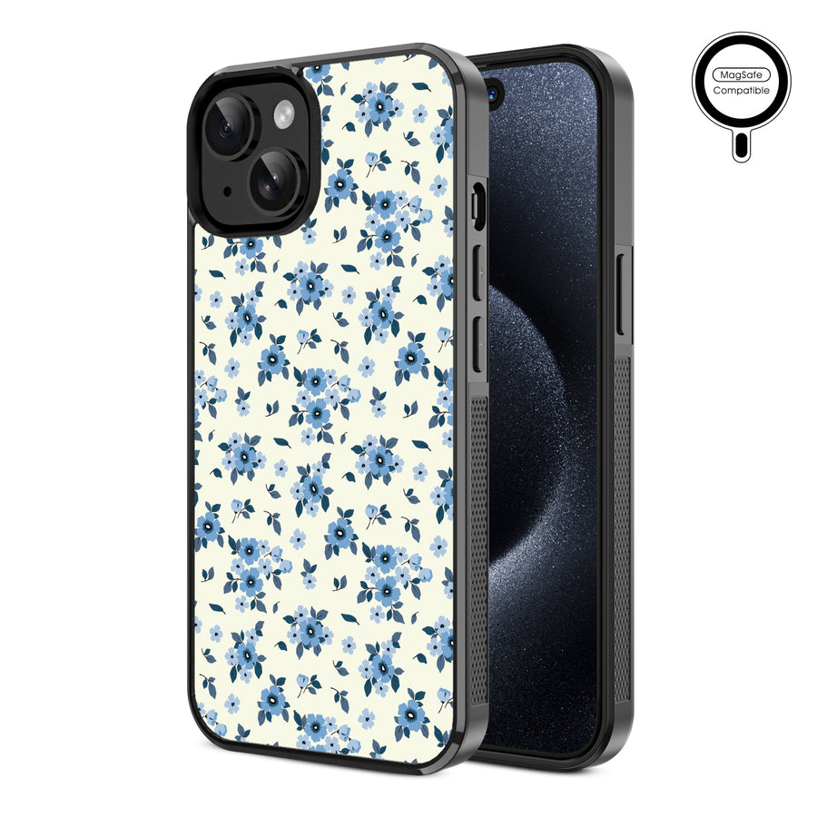 MyBat Design Lab Series MagSafe Case for Apple iPhone 17e / 16e / 14 / 13 - Porcelain Petals - MIP13CSLESMSM437-2.jpg