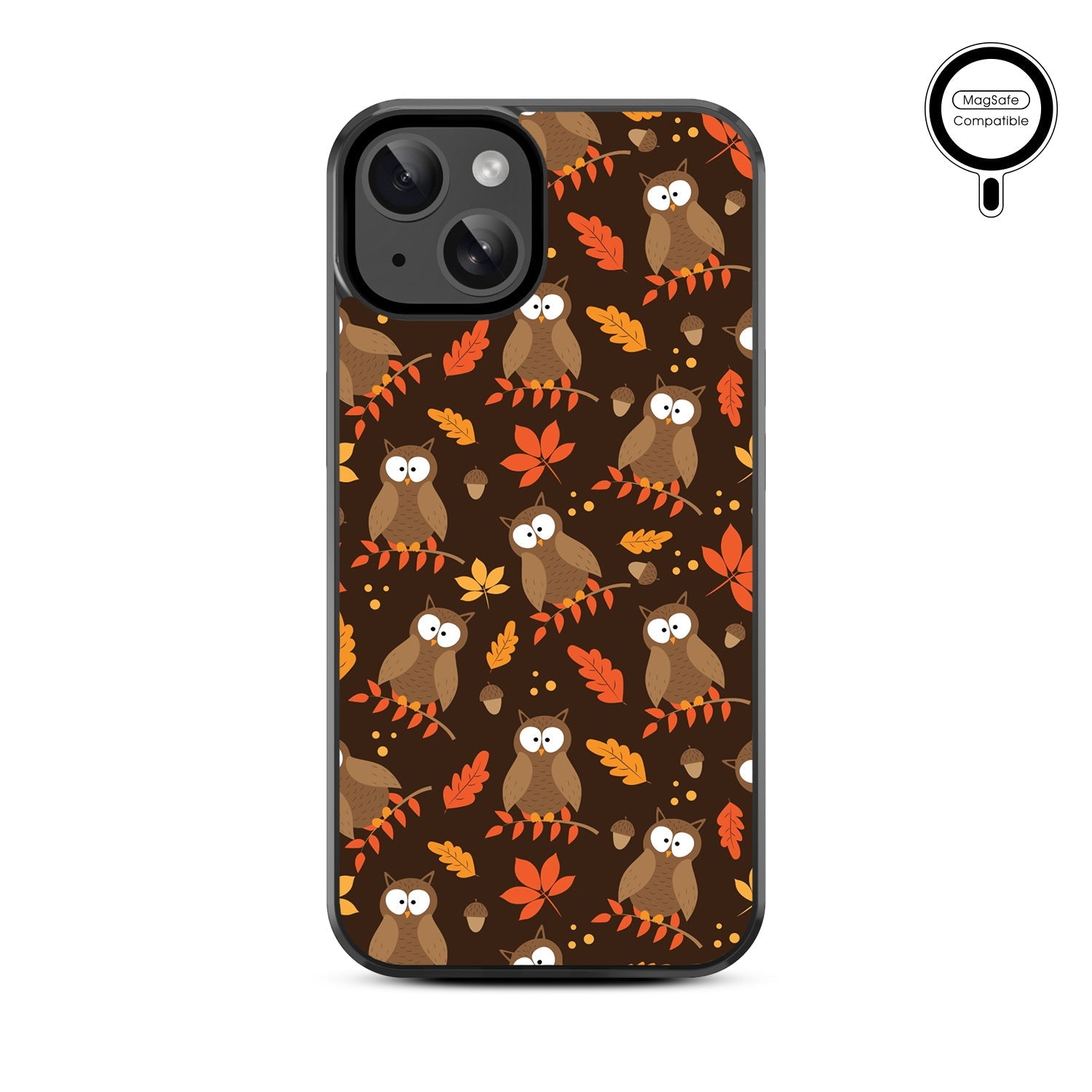 MyBat Design Lab Series MagSafe Case for Apple iPhone 17e / 16e / 14 / 13 - Hoot & Harvest