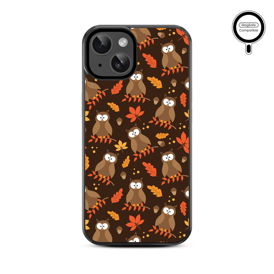 MyBat Design Lab Series MagSafe Case for Apple iPhone 17e / 16e / 14 / 13 - Hoot & Harvest