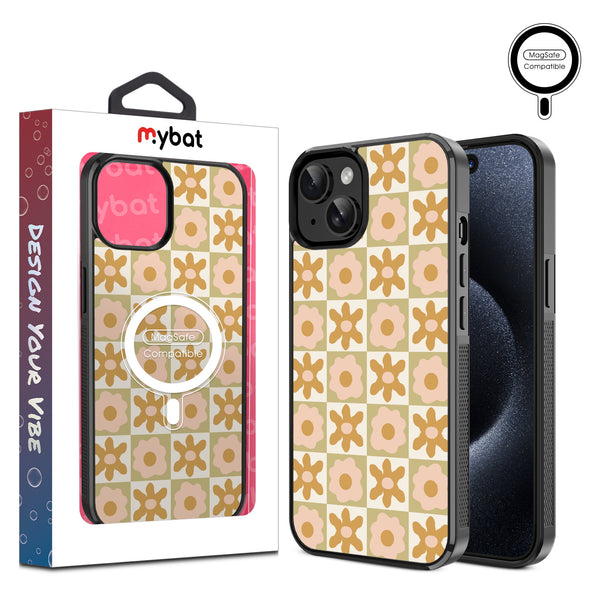 MyBat Design Lab Series MagSafe Case for Apple iPhone 17e / 16e / 14 / 13 - Flower Grid - MIP13CSLESMSM441-1.jpg