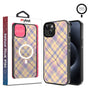 MyBat Design Lab Series MagSafe Case for Apple iPhone 17e / 16e / 14 / 13 - Wavy Plaid - MIP13CSLESMSM442-1.jpg