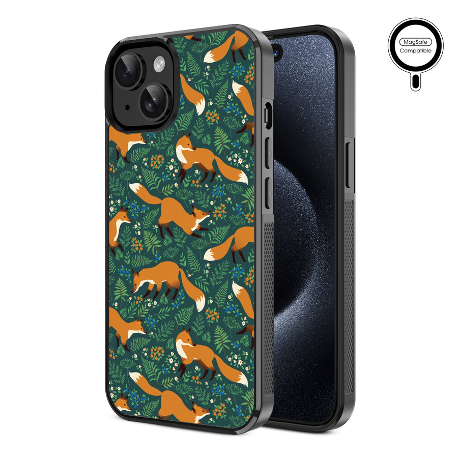 MyBat Design Lab Series MagSafe Case for Apple iPhone 17e / 16e / 14 / 13 - Frolicking Fox - MIP13CSLESMSM443-2.jpg