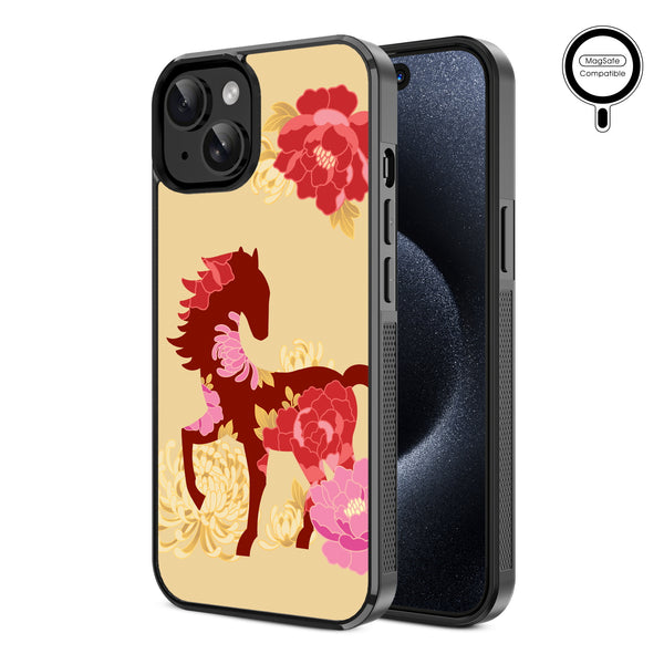 MyBat Design Lab Series MagSafe Case for Apple iPhone 17e / 16e / 14 / 13 - Peony Pedigree - MIP13CSLESMSM464-2.jpg