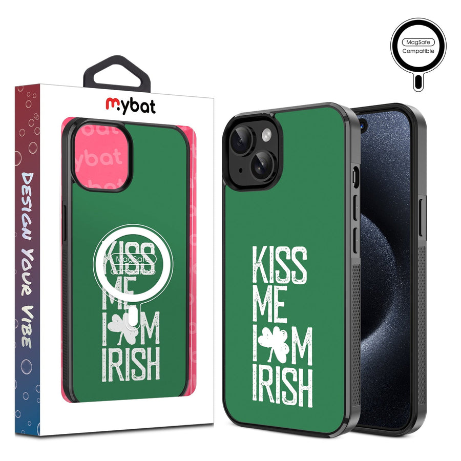 MyBat Design Lab Series MagSafe Case for Apple iPhone 17e / 16e / 14 / 13 - Kiss Me I'm Irish