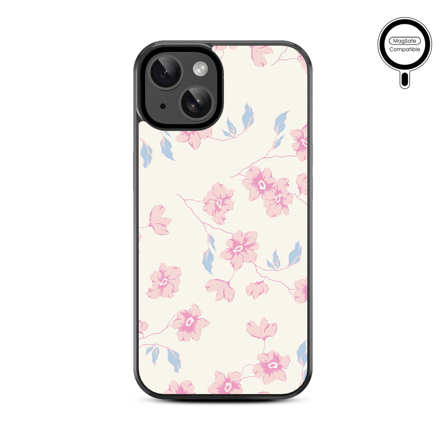 MyBat Design Lab Series MagSafe Case for Apple iPhone 17e / 16e / 14 / 13 - Rose Mallow - MIP13CSLESMSM474-3.jpg