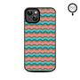 MyBat Design Lab Series MagSafe Case for Apple iPhone 17e / 16e / 14 / 13 – Heat Wave