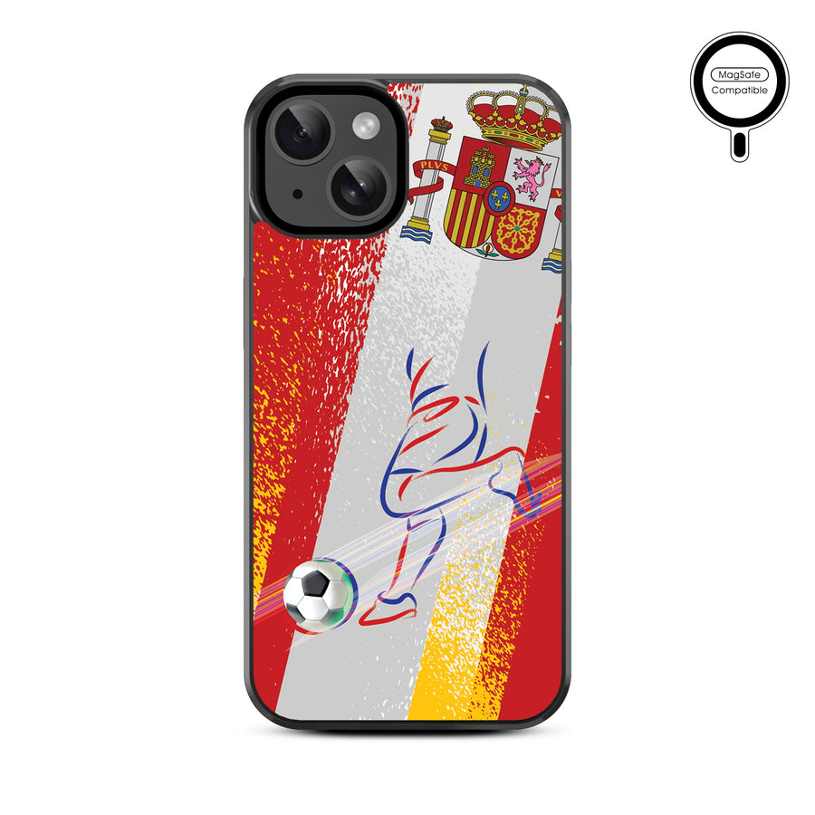MyBat Design Lab Series MagSafe Case for Apple iPhone 17e / 16e / 14 / 13 – Spain Soccer - MIP13CSLESMSM515-3.jpg