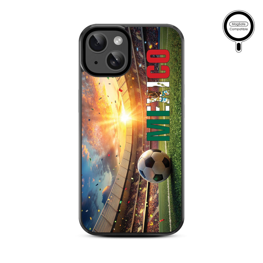 MyBat Design Lab Series MagSafe Case for Apple iPhone 17e / 16e / 14 / 13 – Mexico Goal