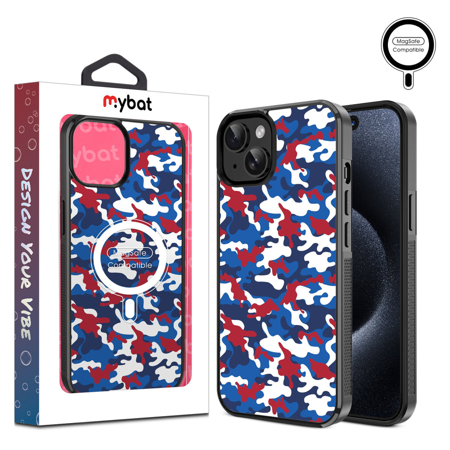 MyBat Design Lab Series MagSafe Case for Apple iPhone 17e / 16e / 14 / 13 – Patriot Camo - MIP13CSLESMSM521.JPG