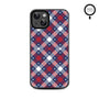 MyBat Design Lab Series MagSafe Case for Apple iPhone 17e / 16e / 14 / 13 – Americana Plaid - MIP13CSLESMSM523-2.JPG