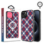 MyBat Design Lab Series MagSafe Case for Apple iPhone 17e / 16e / 14 / 13 – Americana Plaid - MIP13CSLESMSM523.JPG