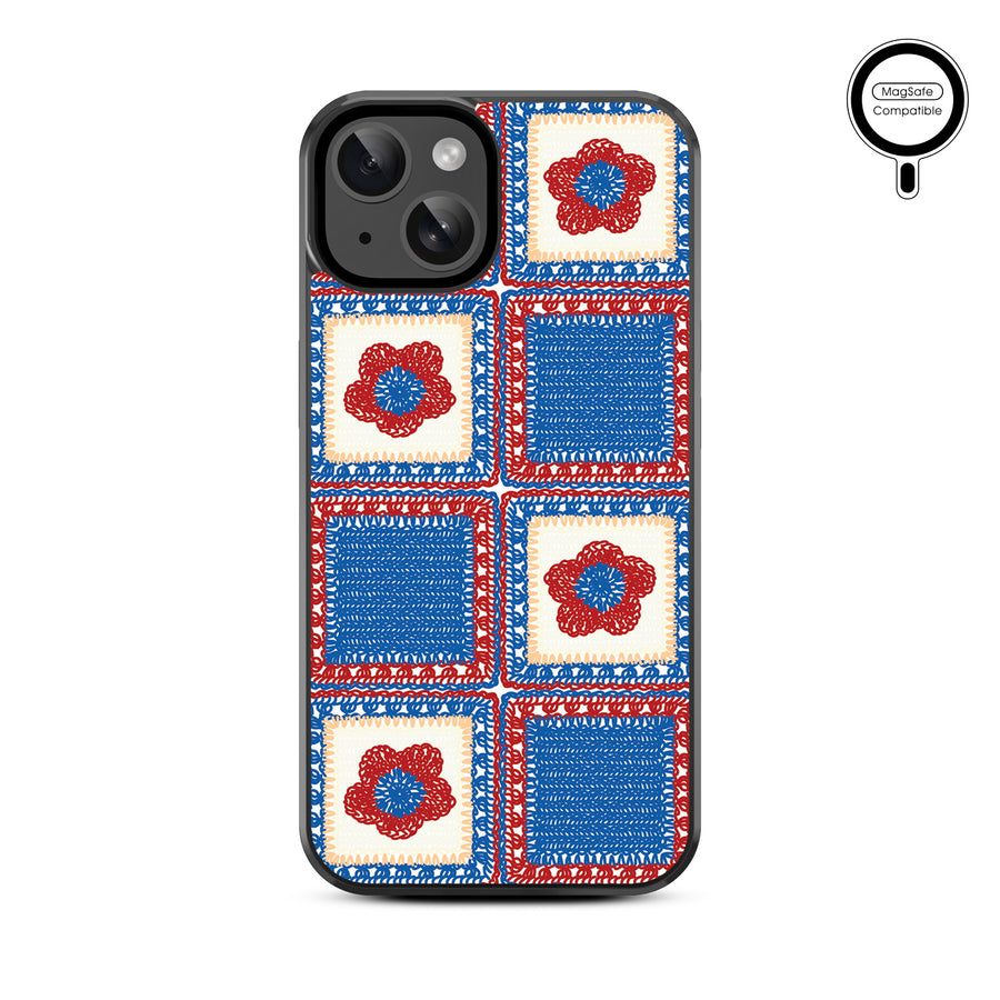MyBat Design Lab Series MagSafe Case for Apple iPhone 17e / 16e / 14 / 13 – All American Quilt - MIP13CSLESMSM524-2.JPG