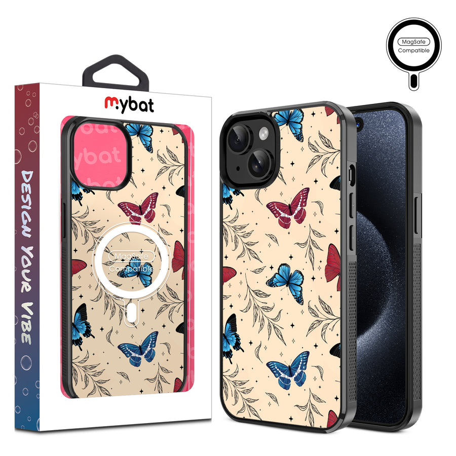 MyBat Design Lab Series MagSafe Case for Apple iPhone 17e / 16e / 14 / 13 – Free to Flutter - MIP13CSLESMSM527.JPG