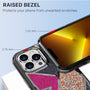 MyBat TUFF Kleer Hybrid Case for Apple iPhone 13 Pro - Electroplated Black / Transparent Clear Mini Crystals & Glitter - MIP13PCSE4TD221-6.jpg