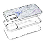 MyBat TUFF Kleer Hybrid Case for Apple iPhone 13 Pro - White Marbling / Electroplating Silver - MIP13PCSE4TM201-6.jpg