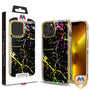 MyBat TUFF Kleer Hybrid Case for Apple iPhone 13 Pro - Black Marbling / Electroplating Gold - MIP13PCSE4TM204-1.jpg