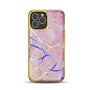 MyBat TUFF Kleer Hybrid Case for Apple iPhone 13 Pro - Pink Marbling / Electroplating Gold - MIP13PCSE4TM205-3.jpg