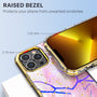 MyBat TUFF Kleer Hybrid Case for Apple iPhone 13 Pro - Pink Marbling / Electroplating Gold - MIP13PCSE4TM205-7.jpg