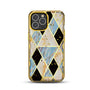 MyBat TUFF Kleer Hybrid Case for Apple iPhone 13 Pro - Electroplated Blue Marble / Electroplating Gold - MIP13PCSE4TM254-3.jpg