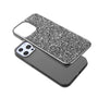 MyBat Encrusted Rhinestones Hybrid Case for Apple iPhone 13 Pro - Electroplated Gun Metal / Iron Gray - MIP13PCSFSSD101-6.jpg