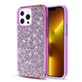 MyBat Encrusted Rhinestones Hybrid Case for Apple iPhone 13 Pro - Electroplated Purple / Purple - MIP13PCSFSSD103-2.jpg
