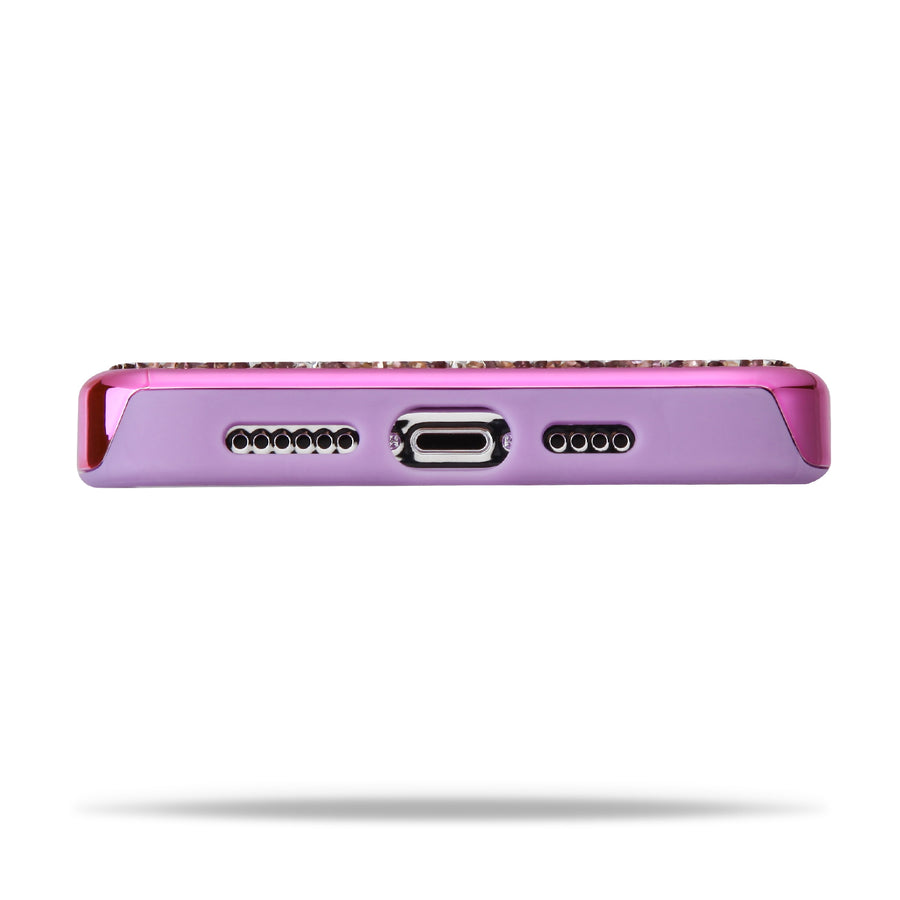 MyBat Encrusted Rhinestones Hybrid Case for Apple iPhone 13 Pro - Electroplated Purple / Purple - MIP13PCSFSSD103-5.jpg