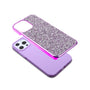 MyBat Encrusted Rhinestones Hybrid Case for Apple iPhone 13 Pro - Electroplated Purple / Purple - MIP13PCSFSSD103-6.jpg