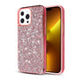 MyBat Encrusted Rhinestones Hybrid Case for Apple iPhone 13 Pro - Electroplated Pink / Pink - MIP13PCSFSSD104-2.jpg