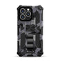 MyBat Sturdy Hybrid Protector Cover (with Stand) for Apple iPhone 13 Pro - Gray Camouflage / Black - MIP13PCSFSSM812-3.jpg