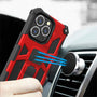 MyBat Sturdy Hybrid Protector Cover (with Stand) for Apple iPhone 13 Pro - Red / Black - MIP13PCSFSSS003-9.jpg