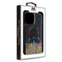 MyBat Quicksand Glitter Hybrid Protector Cover for Apple iPhone 13 Pro - Dreamcatcher & Gold Stars