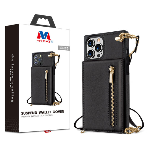 MyBat Suspend Wallet Cover (with Lanyard) for Apple iPhone 13 Pro - Black - MIP13PCSLESS361-1.jpg