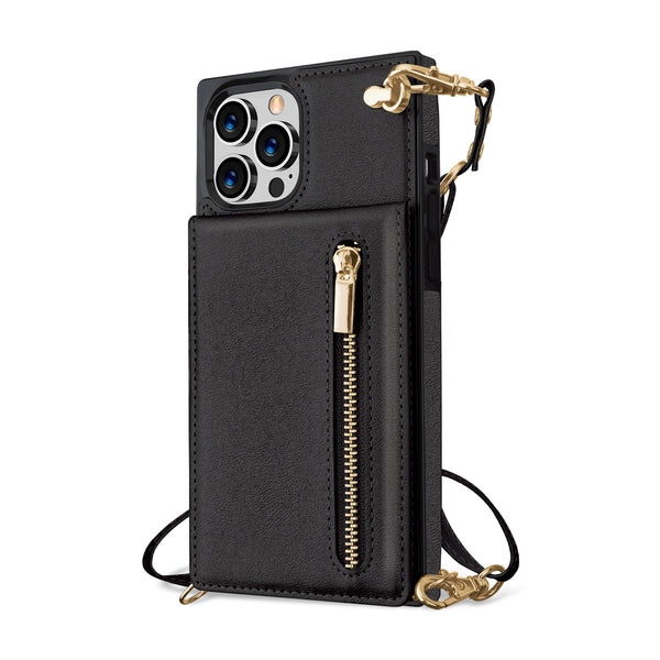 MyBat Suspend Wallet Cover (with Lanyard) for Apple iPhone 13 Pro - Black - MIP13PCSLESS361-2.jpg