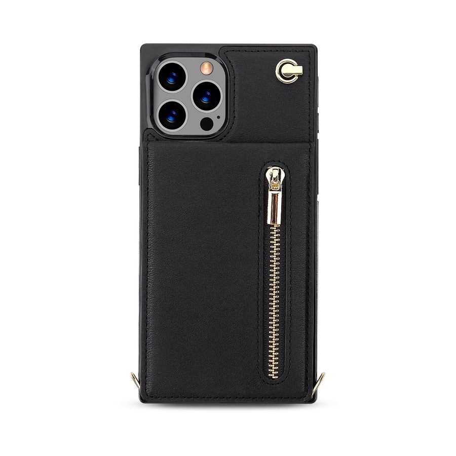 MyBat Suspend Wallet Cover (with Lanyard) for Apple iPhone 13 Pro - Black - MIP13PCSLESS361-3.jpg