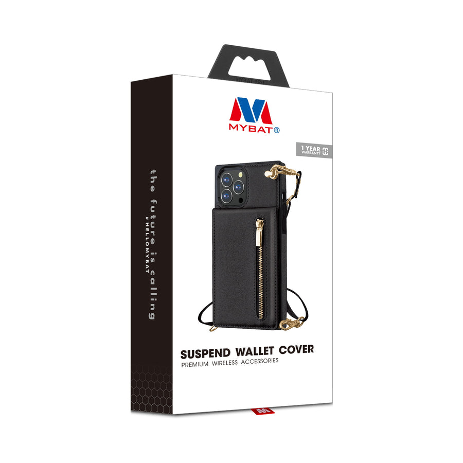 MyBat Suspend Wallet Cover (with Lanyard) for Apple iPhone 13 Pro - Black - MIP13PCSLESS361-7.jpg
