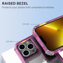MyBat Hybrid Protector Cover for Apple iPhone 13 Pro - Transparent Pink / Transparent Clear - MIP13PCSSASS773-6.jpg