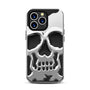 MyBat Skullcap Hybrid Protector Cover for Apple iPhone 13 Pro - Silver Plating / Black - MIP13PCSSLCC101-3.jpg
