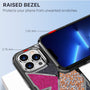 MyBat TUFF Kleer Hybrid Case for Apple iPhone 13 Pro Max - Electroplated Black / Transparent Clear Mini Crystals & Glitter - MIP13PMCSE4TD221-6.jpg