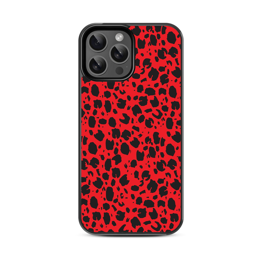 MyBat Design Lab Series Case for Apple iPhone 13 Pro Max (6.7) - Red Leopard Print - MIP13PMCSLESM008-3.jpg