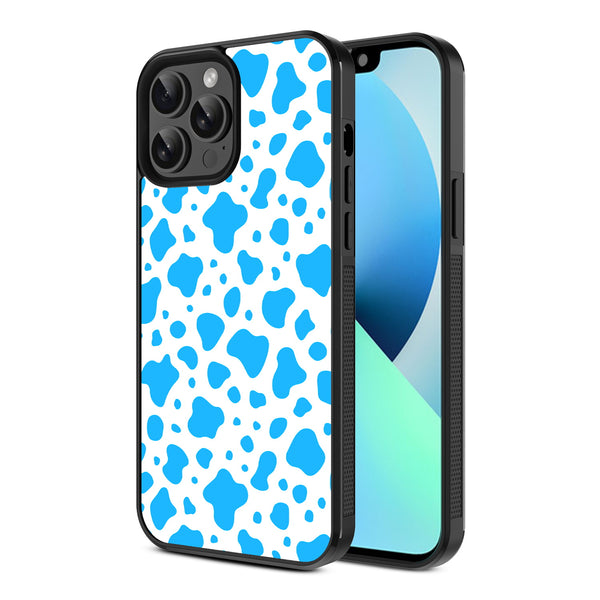 MyBat Design Lab Series Case for Apple iPhone 13 Pro Max (6.7) - Blue Cow Print - MIP13PMCSLESM016-2.jpg