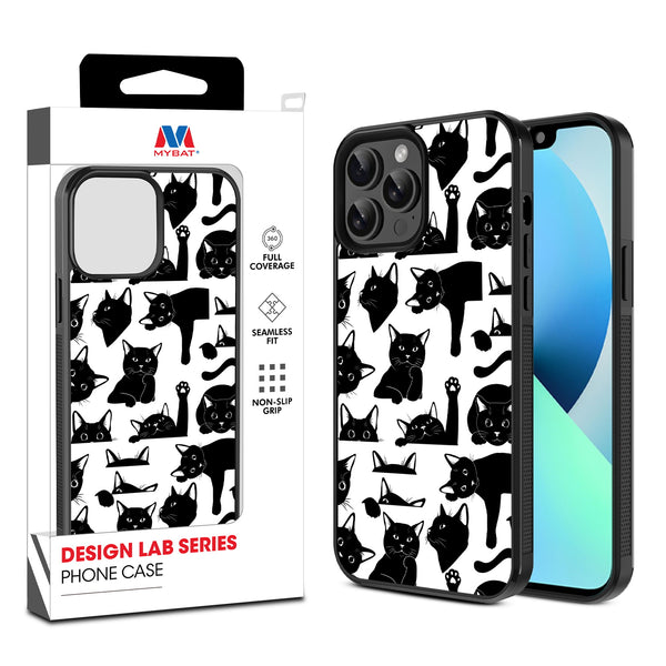MyBat Design Lab Series Case for Apple iPhone 13 Pro Max (6.7) - Black Cats - MIP13PMCSLESM017-1.jpg